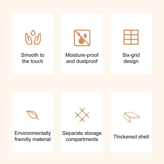 6 ячеек прямоугольная аптечка органайзер для таблеток пылезащитный компактный портативный маленький герметичный чехол для таблеток держатель для планшета