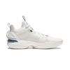 Li Ning Storm 2024 Амортизирующие Дышащие Легкие Упругие Низкие Баскетбольные Кроссовки Мужские Слоновая кость ABFU017-3