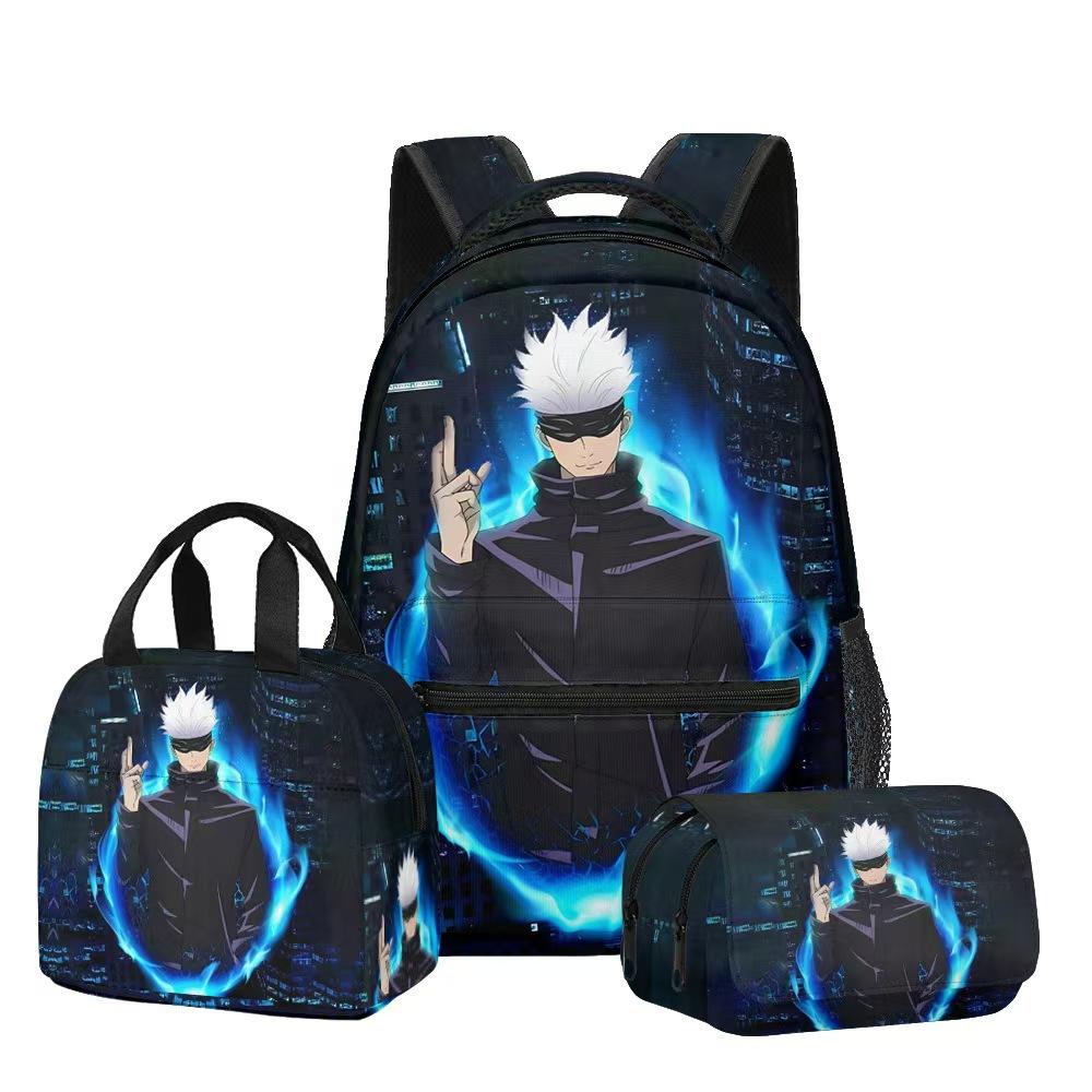 Jujutsu Kaisen Three piece student backpack set