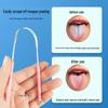 Stainless Steel U-shaped Tongue Scraper - Oral Cleaning Brush and Tongue Coating Cleaner