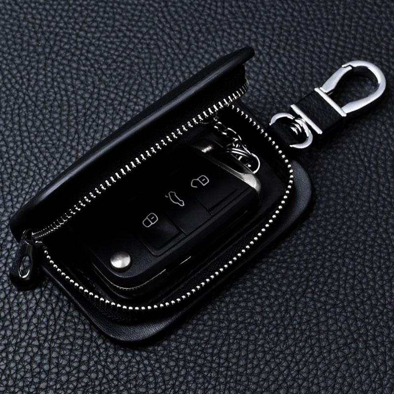 Car Key Case Pouch Bag Protective Sleeve Wallet Holder Chain Key Wallet Collector For opel astra g h j insignia zafira corsa d c