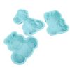 3pcs Cartoon Silicone Baking Mold Dinosaur Hippo Dog Shape Food Grade Non Stick Cute Cake Mold