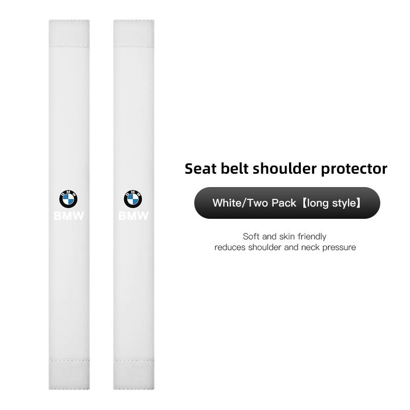 2PCS Car seat belt shoulder protector cover valve cap accessories for BMW X1 X2 X3 X5 X4 X6 X7 iX3 F20 F10 F07 E70 E46 E90 E92 E GMWBX1