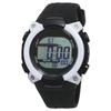 Klefer Men's Digital Watch, Radio-Controlled, Solar-Powered, Rechargeable, Urethane Strap, Black, FDM7862-WT