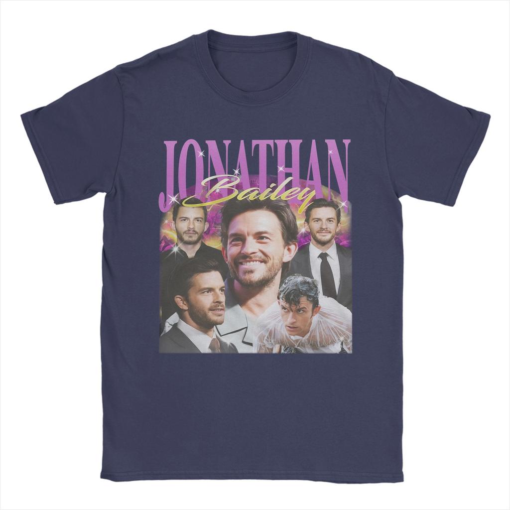 Unisex s Jonathan Bailey Actor T Shirt Cotton Clothing Awesome Short Sleeve Round Collar Tees Plus Size TShirt