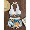 High Waist Swimsuit Women Summer Bathing Suit Bikini Set Plus Size Swimwear Women Beach Swimming Suit