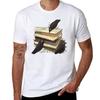 Old Books and Crows T-Shirt T Shirt Men 100% Cotton Luxury Brand Man T Shirts for Men Essential T Shirt T-Shirt