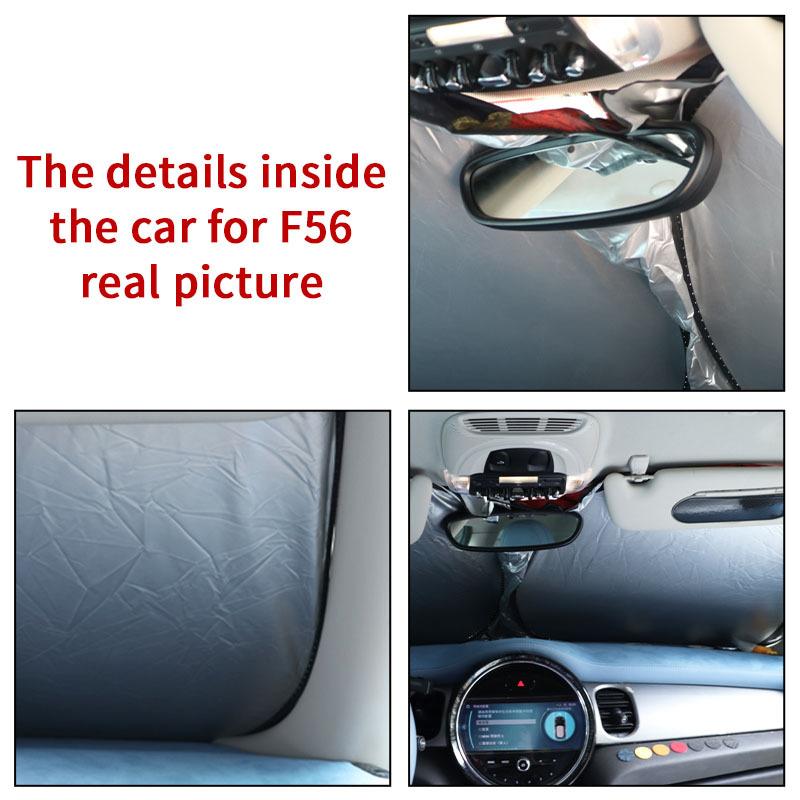 Car Windshield Screen Sunshade For Mini Cooper S R56 R50 F56 R53 F55 R60 R55 R52 F54 F57 F60 R57 One R58 Windshield SunShade