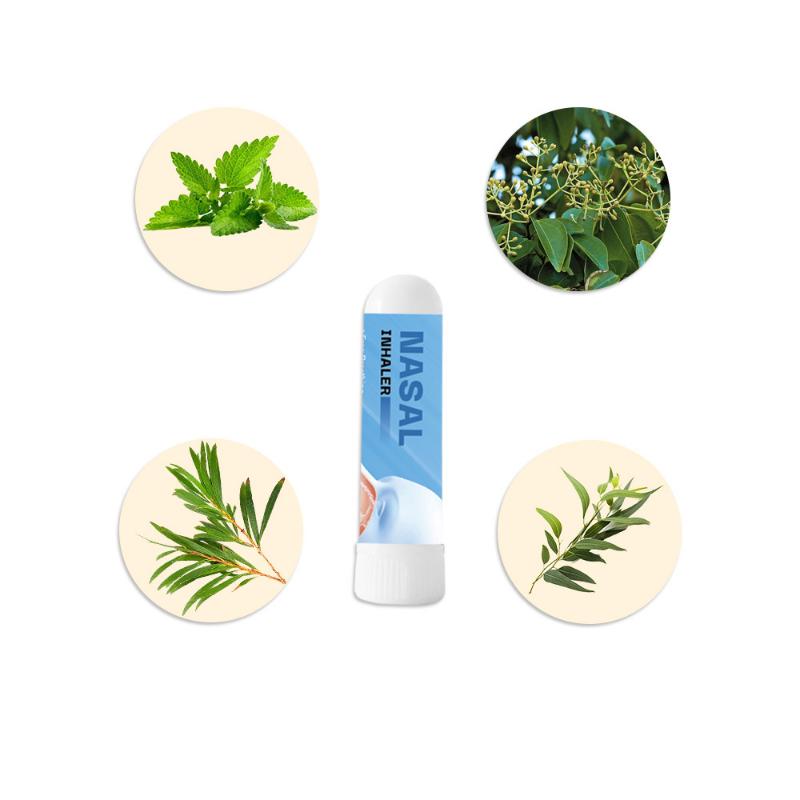 Назальный аспиратор Охлаждающее масло для носа Освежающее эфирное масло мяты Выход Назальный стик для очистки носа