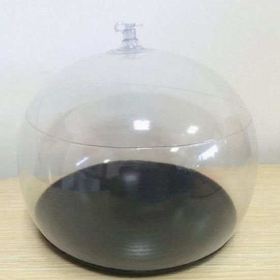 Подставка для кепок Легко сдуваемая Портативная Долговечная Надувная ПВХ Прозрачная Подставка для шляп для Торгового центра