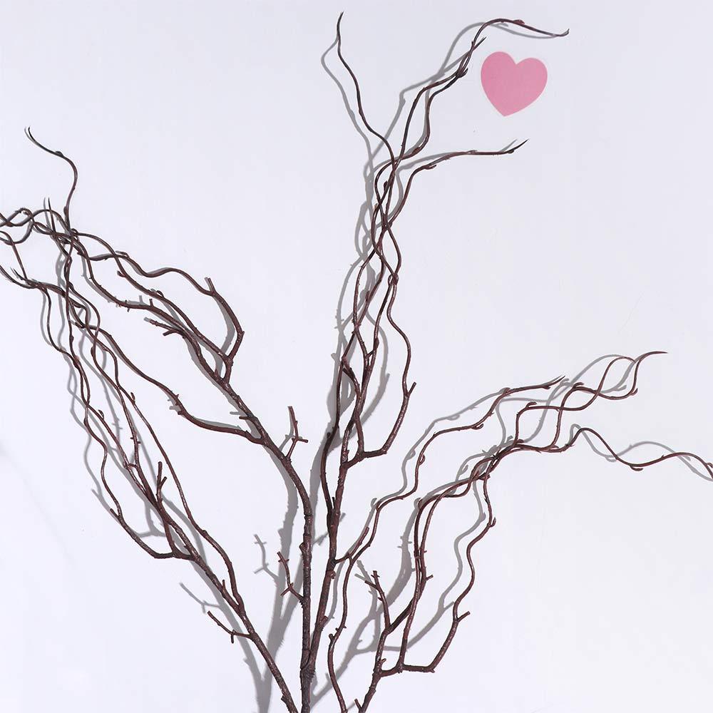 Роскошная искусственная ива сухостой пластиковое искусственное растение имитация ветки дерева декор для гостиной