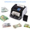Bisofice Money Counter Machine Counterfeit Bill Detector Automatic Money Detection Top Loading Bill