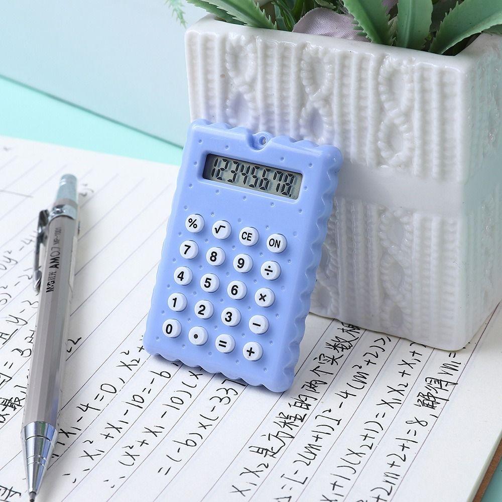 Biscuit Shape Scientific Calculators Battery Student Calculators Mini Calculator  Stationery