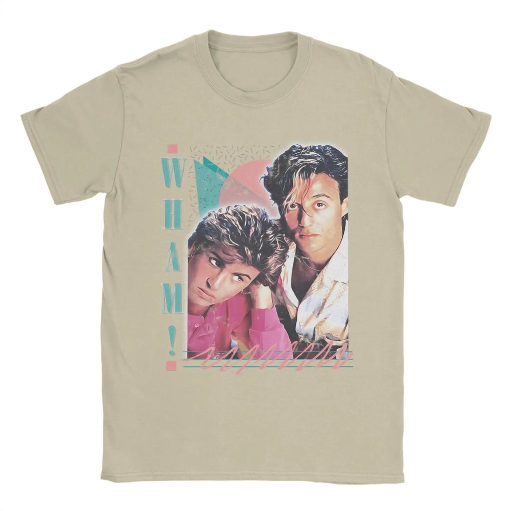 Album George Michael T Shirts Men Pure Cotton Humor T-Shirt Crew Neck Tee Shirt Short Sleeve Clothing Adult