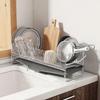 Xuyang Lancai 304 Stainless Steel Kitchen Dish Rack with Knife & Chopstick Holders