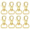 20 вращающихся рычажных застежек для рюкзаков, сумок, детали ручной работы (Внутренний диаметр 15 мм, Золотой)