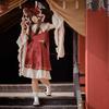 [Milky Time] Hakurei Reimu Cosplay Anime Halloween Women's Lolita Shrine Maiden (XL)