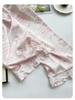 Moe-Style Sweet Pink Kitten Pajamas: Soft Silk, Long-Sleeved & Long Pants for Women - Spring & Autumn Collection