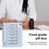 Коробка для хранения лекарств с несколькими отделениями, не содержит BPA, водонепроницаемая, влагостойкая, еженедельный органайзер для таблеток