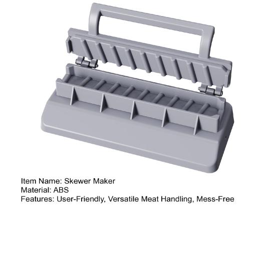 Приспособление для приготовления шашлыка, портативная ручная форма для кебаба, простая в использовании машина для кебаба для домашних поваров, пикников, кемпинга