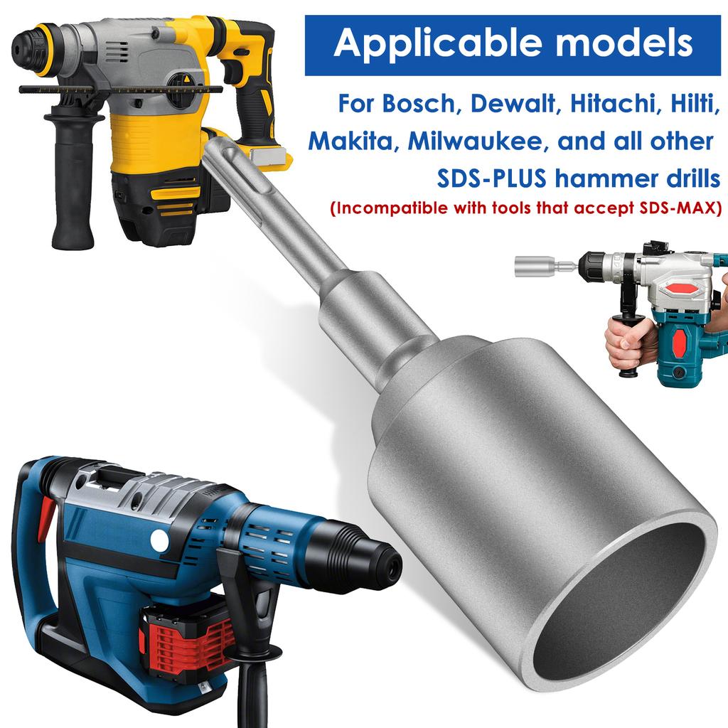 SDS-Plus Ground Rod Driver 30/45/65 мм Сверло-шуруповерт Сверхпрочный инструмент с Т-образным штифтом Из кованой стали Прочный молоток