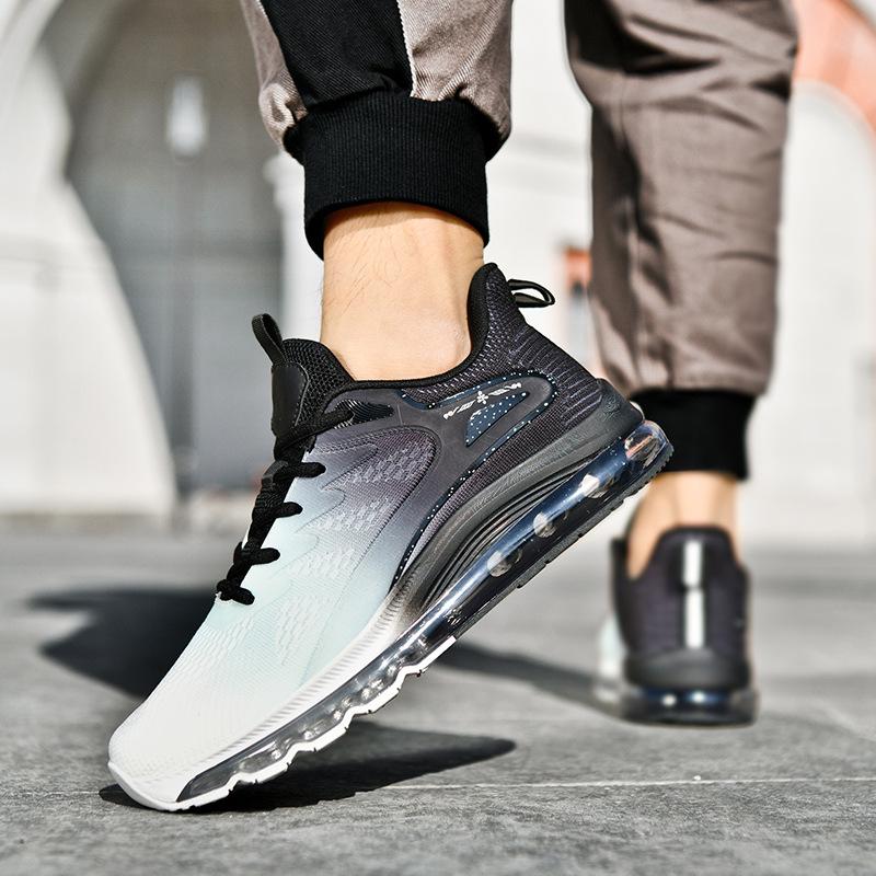 Мужские кроссовки для бега Fly Knit, дышащие, размер 47-48 - Спортивные кроссовки с амортизацией для вступительных экзаменов в среднюю школу