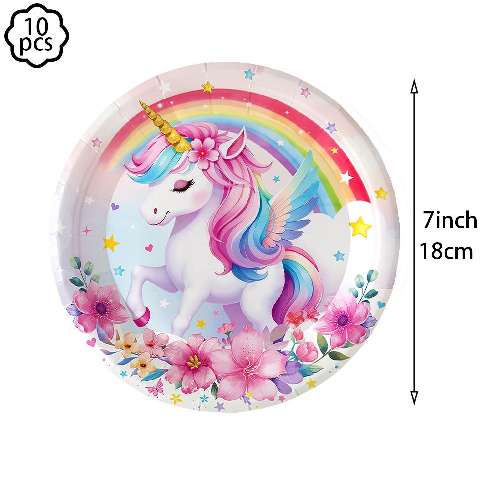 Unicorn Party Banner Garland Standing Unicorn Balloon Kids Girls Birthday Decoration Banner Baby Shower Unicorn Party Decoration