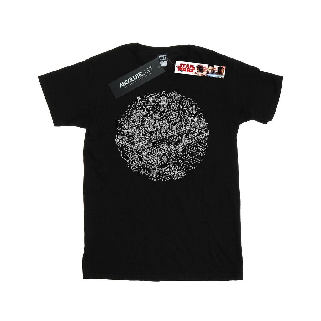 Star Wars Mens Christmas Death Star T-Shirt