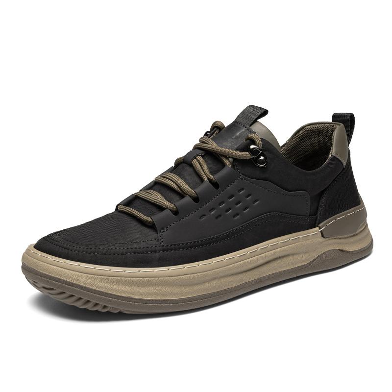 Мужские кроссовки из натуральной кожи, нескользящая мужская спортивная обувь, удобная мужская обувь для отдыха на открытом воздухе, новая модная обувь для треккинга, кроссовки