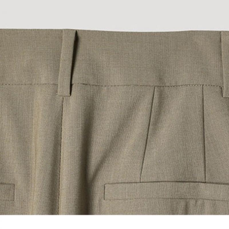 [Она мисс] Брюки с широкой посадкой и защипами SwSSlp22090