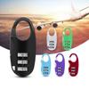 Combination Lock Dormitory Cabinet  Lock Zinc Alloy Backpack Zipper Lock Mini Luggage Padlock  Home