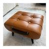 Nordic Light Luxury Leather с ручкой для пеленания обуви, переносной табурет-ступенька, мебель, пуф для гостиной, спальни