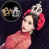Bridal Hair Accessories Cross Baroque Styles Vantage Crystal Pearl Wedding Crown Alloy Bridal Tiara Baroque Queen Crowns