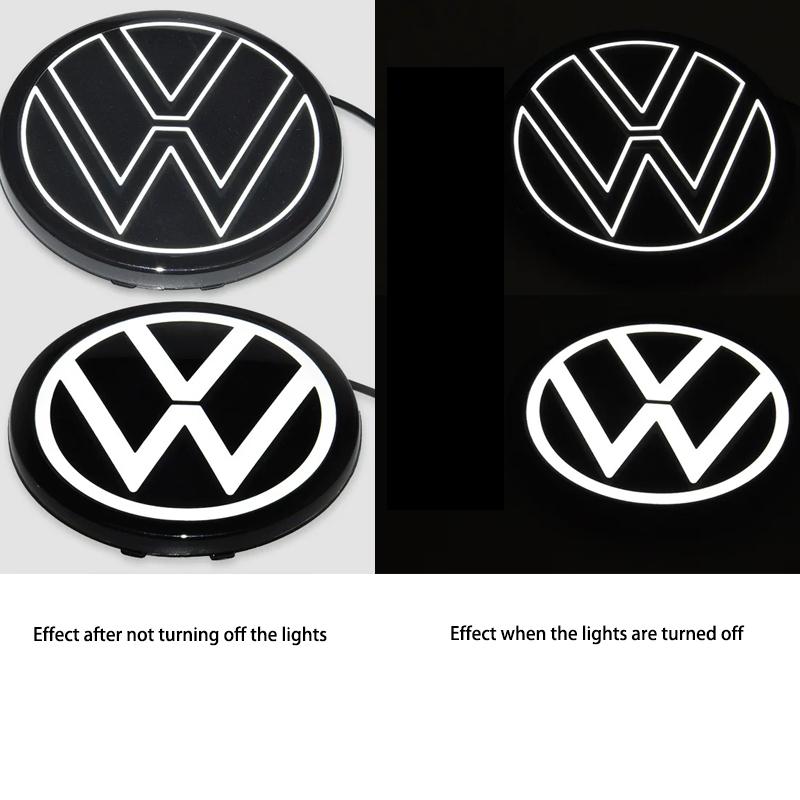 YKPSC1 Compatible with ACC/Radar VW Light up Emblem light for Golf7.5/Passat /Polo /Tiguan/T-Roc/T-Cross/Arten