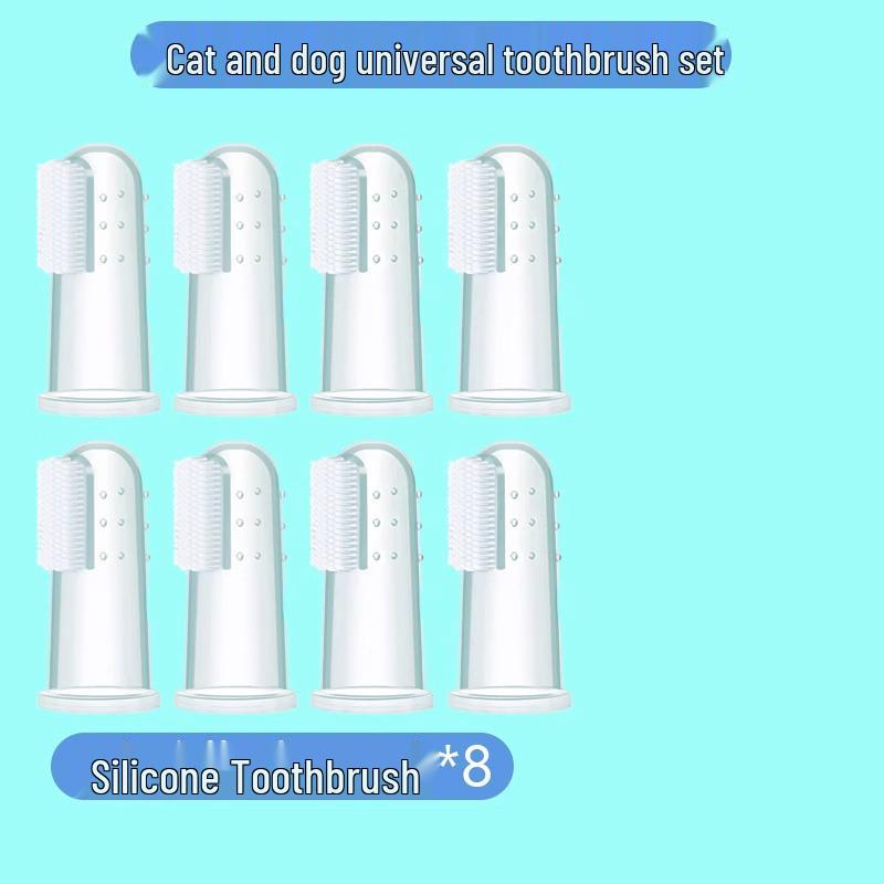 Newcomer Discount: Silicone Finger Sleeve Toothbrush for Cat and Dog Dental Care