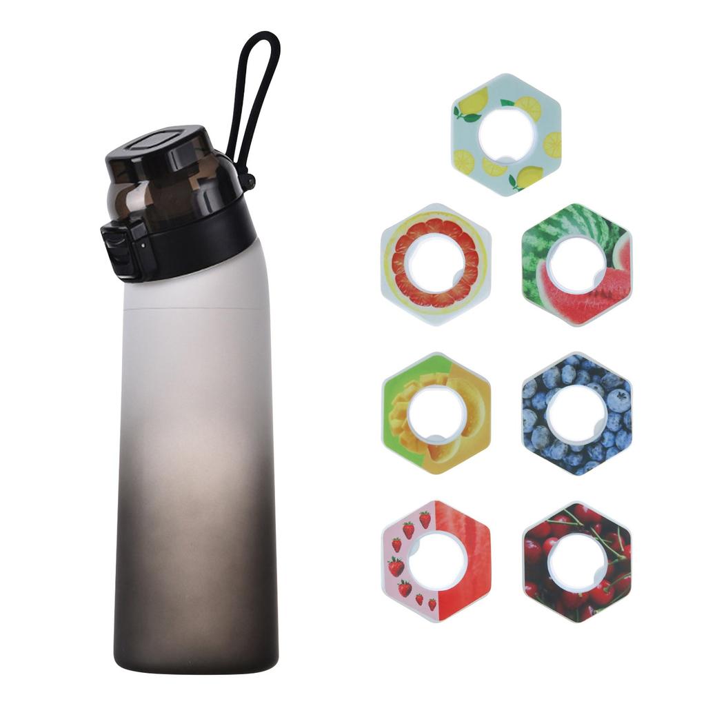 700ml Bottle, Update Water Bottle Up Set With 7 Capsules Drinking Straw,  Outdoor Water Bottle
