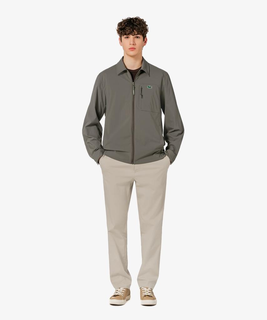 Мужской вязаный джемпер в стиле рубашки Lacoste Sh797E-56G Bmy