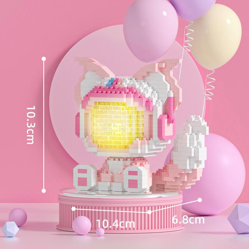 LELE Luminous Astronaut Building Blocks Valentine's Day Gift Bricks Toys for Kids