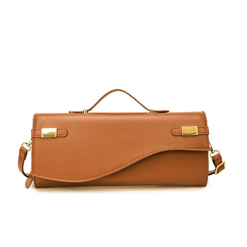 Новая портативная сумка через плечо, женская высококлассная модная ретро сумка через плечо, портативная женская сумка-багет