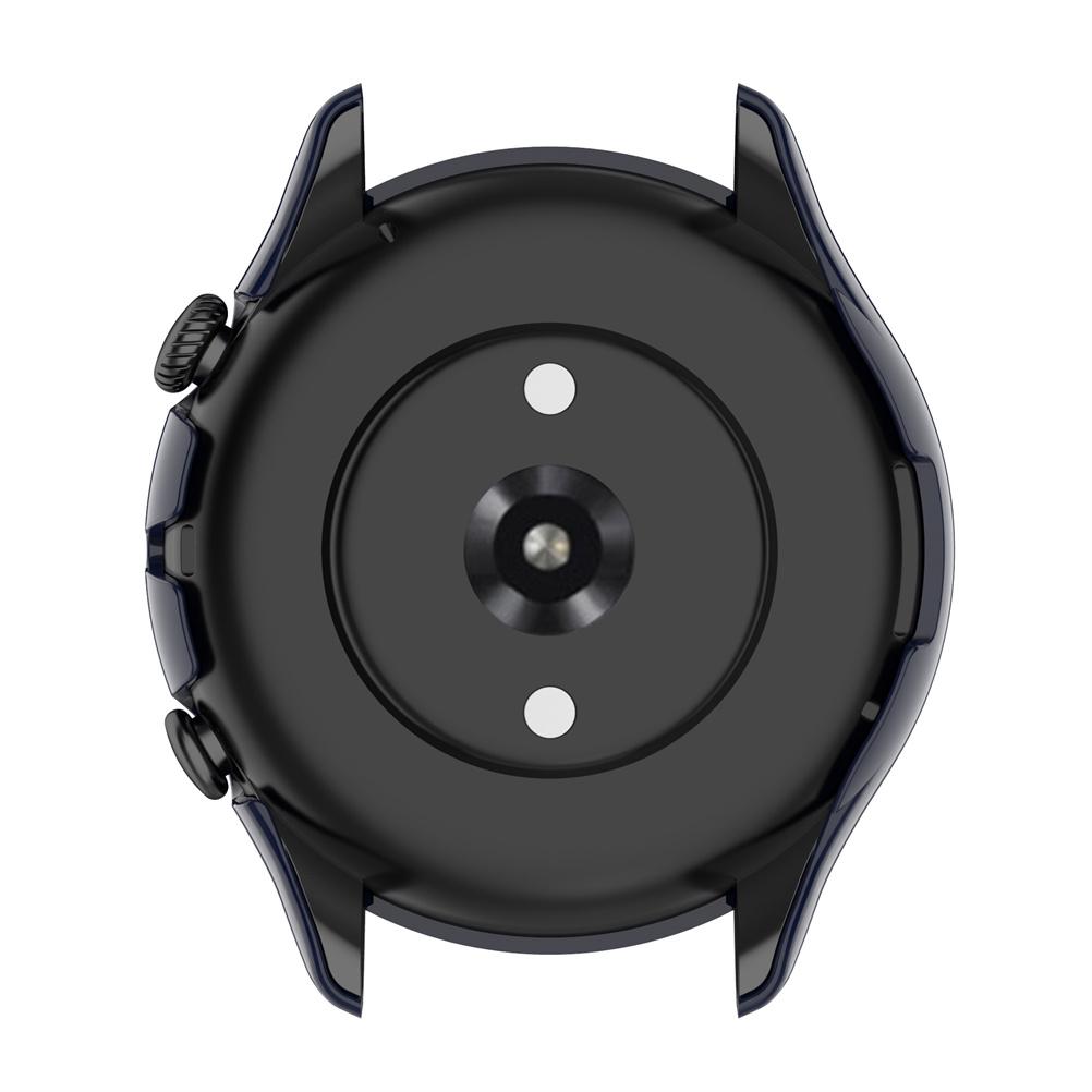 Защитный чехол для экрана умных часов Smartwatch Case с защитой экрана для Amazfit GTR3 Синий
