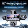 360° Панорамный видеорегистратор с 5-сторонней HD-записью, ночным видением, циклической записью, мониторингом парковки, подключением к мобильному приложению