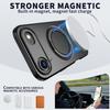 Военный противоударный чехол с вращающимся на 360° кронштейном для iPhone 17 Air 16 15 14 Plus 13 12 11 Pro Max, магнитная сверхпрочная защитная крышка