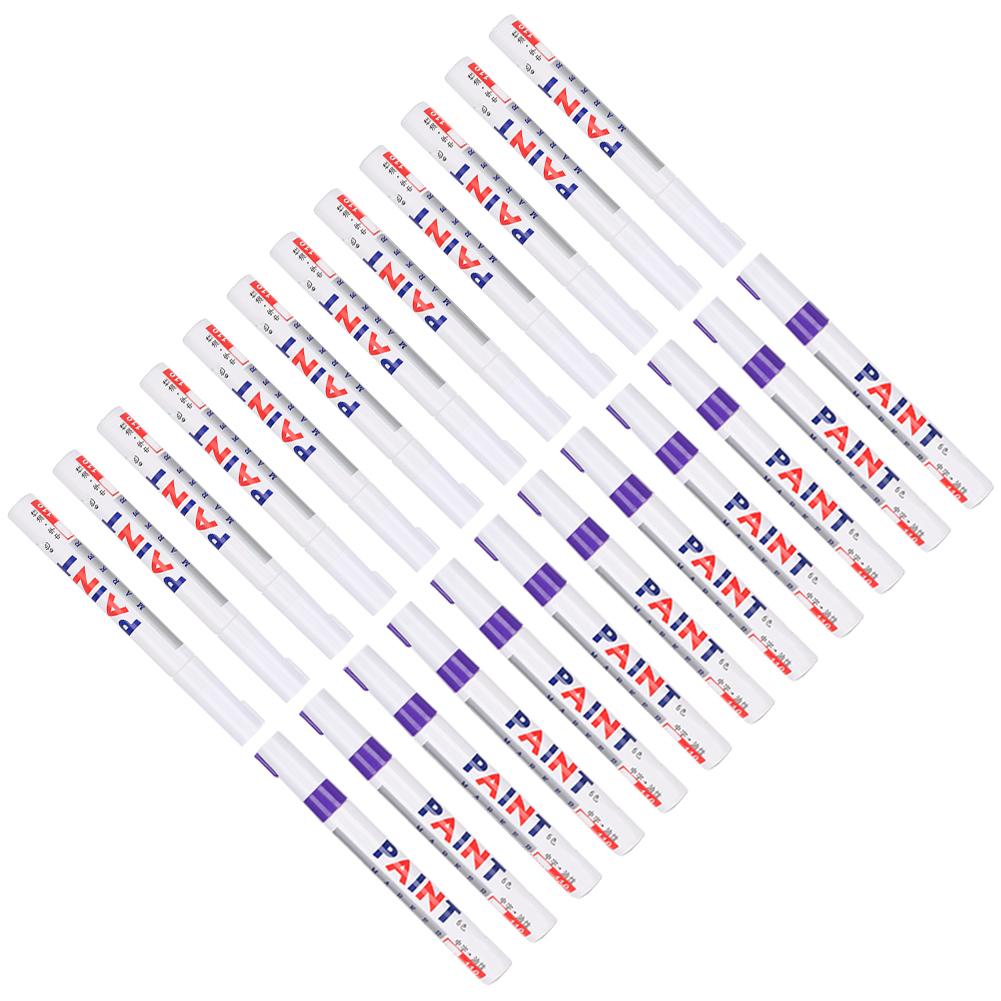 2 коробки стержни для маркера-краски Заправка Заметка Проверка шин автомобиля Ремонт Масло Водонепроницаемый Постоянный Маркер-знак