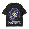 Men's Katseye Cover Logo T Shirts Top Tees Summer Vintage Short-Sleeve T Shirt O-Neck Hipster Loose Tshirt Tops