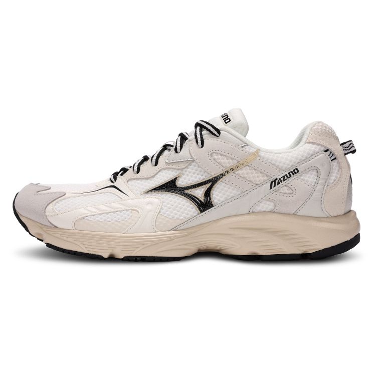 Mizuno Retro Fashion Fabric Synthetic Leather Shock Absorption Non-Slip Wear-Resistant Breathable Rebound Low-Top Casual Running Shoes D1GH232202