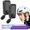 C10 Беспроводная Bluetooth гарнитура для мотошлема, водонепроницаемость IPX5, шумоподавление, совместное прослушивание музыки, для улицы