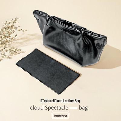 Сумка для солнцезащитных очков GM Black Cloud Soft Leather - магнитная застежка, удобная, возможен индивидуальный логотип