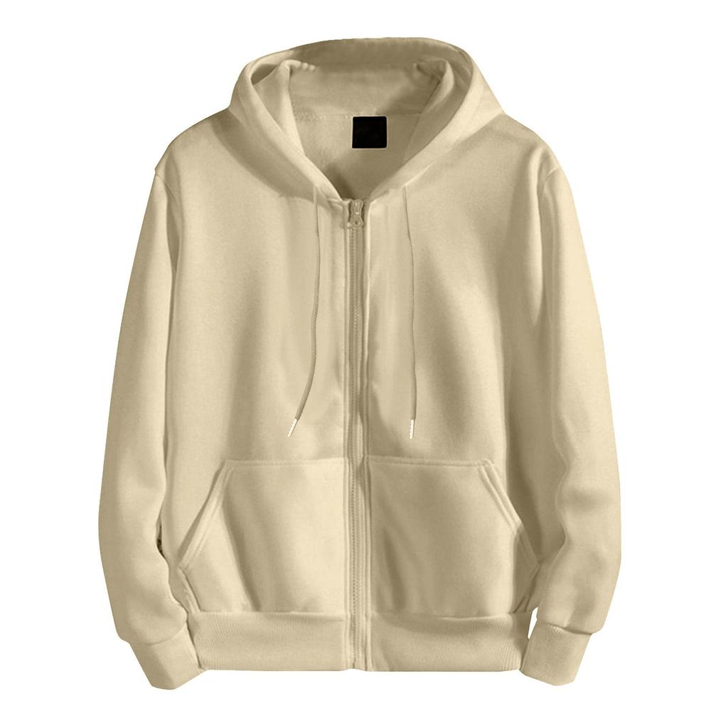 Autumn And Winter Cardigan Zipper Hooded Sweater Men'S Long-Sleeved Jacket Casual Sports Loose Top