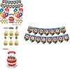 Creative Roblox Birthday Party Supplies Including Lively Banner Balloons And Fun Cake Toppers