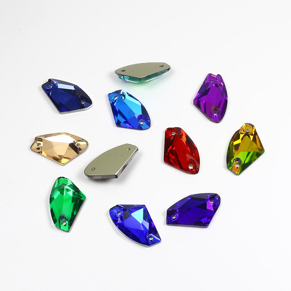 Cosmic Shaped Sew on Crystal Flatback Glass Rhinestones Bulk Loose Crystal Beads Garment DIY Sewable Accessories